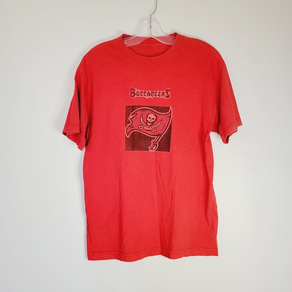 Buccaneers Fro Bro's NFL Tee Red Mens Large T-Shirt - Picture 2 of 7